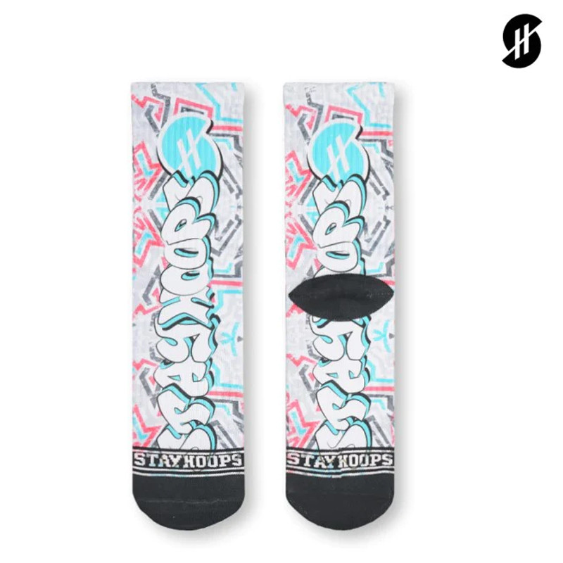 Jual Kaos Kaki Basket Stay Hoops Ancfiti Socks Multicolor Original Sck-1530-Reg-Mix- As - hoopspoint.com